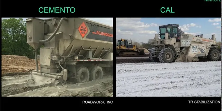 Illustrative image of Lime and cement stabilization in Gold Coast