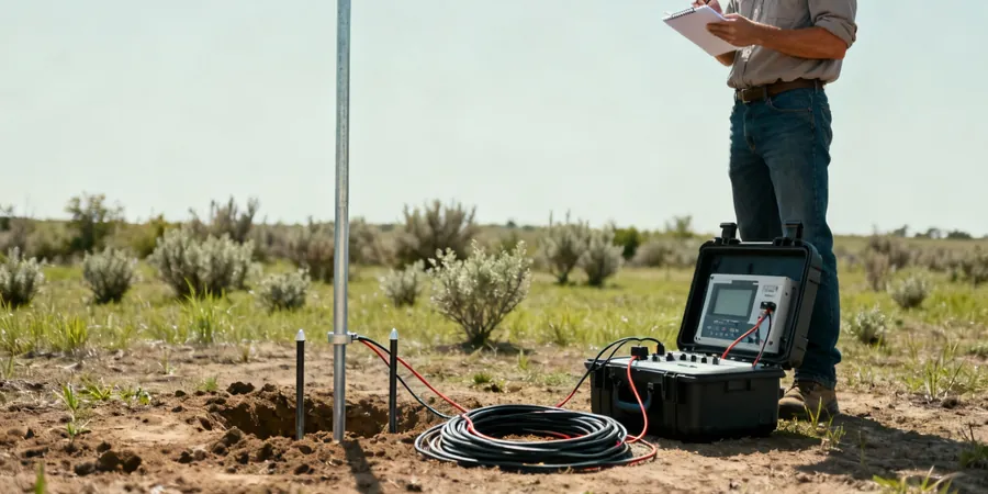 Illustrative image of Electrical resistivity / VES (Vertical Electrical Sounding) in Gold Coast